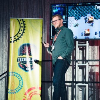 Cal presenting at QL Tech Con.